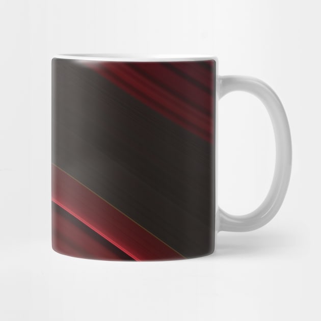 Red and Black Diagonal Stripe by thesnowwhyte